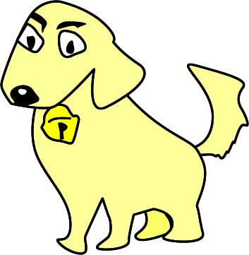 いぬ 犬のイラスト画像