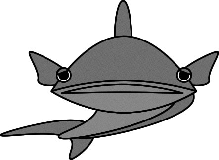 ジンベイザメのイラスト画像