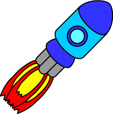 ロケットのイラスト画像