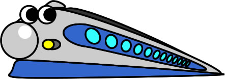 新幹線のイラスト画像