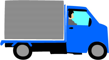 軽トラックのイラスト画像