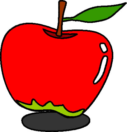 りんごのイラスト画像