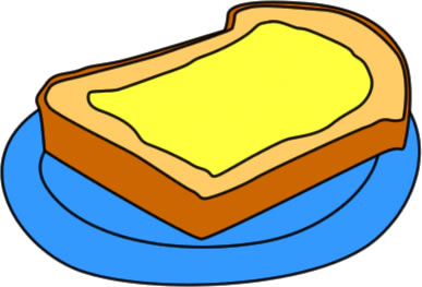 トーストのイラスト画像