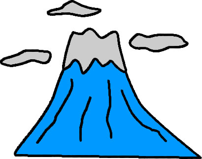 山のイラスト画像