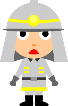 消防員のイラスト画像