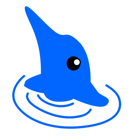 イルカのイラスト画像