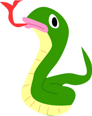 へび 蛇 巳 ヘビのイラスト画像