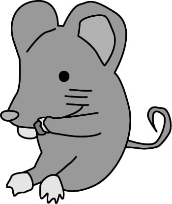 ねずみ ネズミのイラスト画像