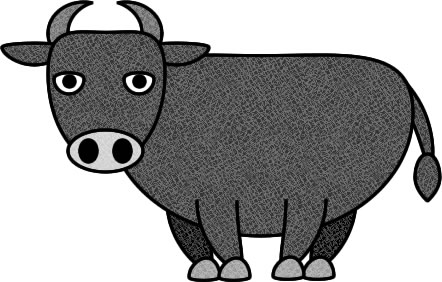 近江牛　肉牛のイラスト画像