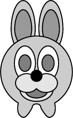 ウサギ うさぎ 兎のイラスト画像