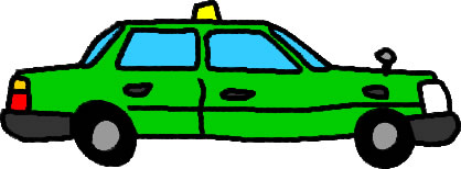タクシー TAXIのイラスト画像
