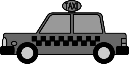 タクシーのイラスト ２ フリーイラスト素材 変な絵 Net
