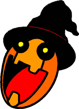 かぼちゃのお化け　ハロウィンのイラスト画像