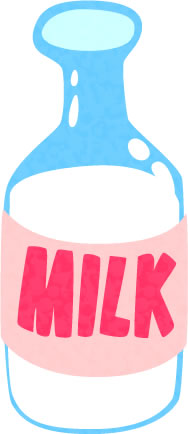 ミルクのイラスト画像