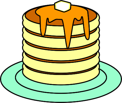 ホットケーキのイラスト画像