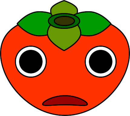 柿のイラスト画像