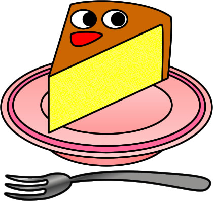 チーズケーキのイラスト画像