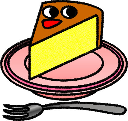チーズケーキのイラスト画像