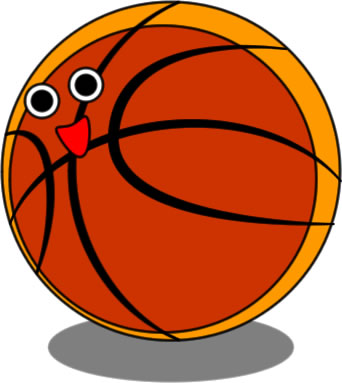 バスケットボールのイラスト フリーイラスト素材 変な絵 Net