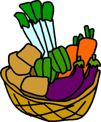 野菜バスケットのイラスト画像