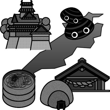 島根県　名産品のイラスト画像