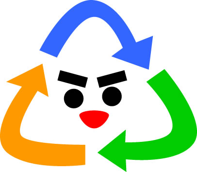 リサイクルマークのイラスト画像