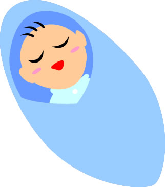スヤスヤ眠る赤ちゃんのイラスト画像5