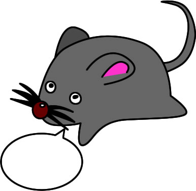 ネズミのイラスト画像