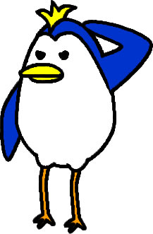敬礼するペンギンのイラスト画像6