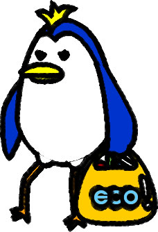 エコバッグを持つペンギンのイラスト画像6