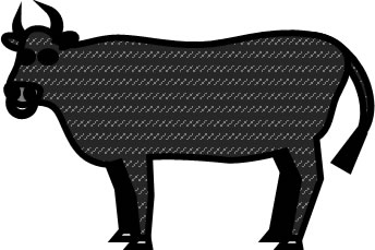 立派な黒和牛のイラスト画像6