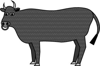 立派な和牛のイラスト画像4