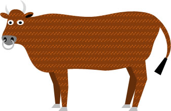 立派な和牛のイラスト画像5