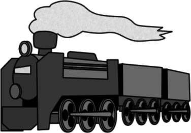 SL列車のイラスト画像