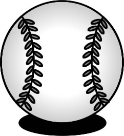 野球ボールのイラスト画像