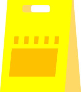 黄色の買い物袋のイラスト画像5