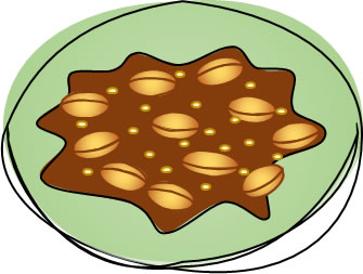 味噌ピーナッツのイラスト画像2