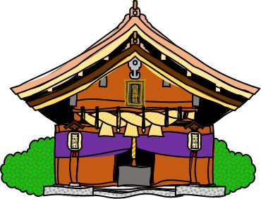 白兎神社のイラスト画像1