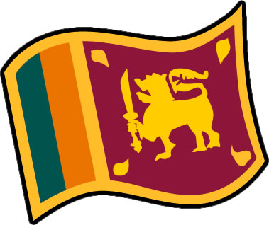 スリランカの国旗のイラスト フリーイラスト素材 変な絵 Net