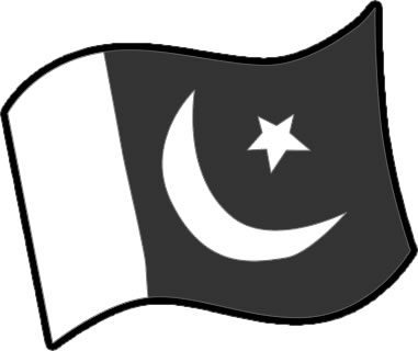 パキスタンの国旗のイラスト画像4
