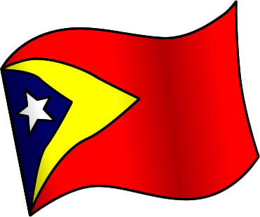東ティモールの国旗のイラスト画像1