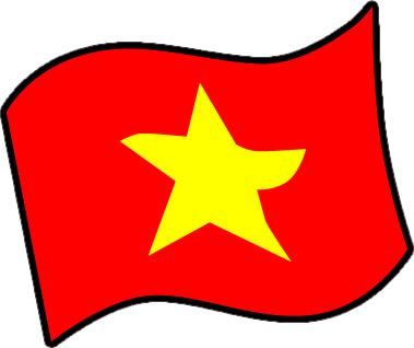 ベトナムの国旗のイラスト画像3