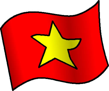 ベトナムの国旗のイラスト画像6