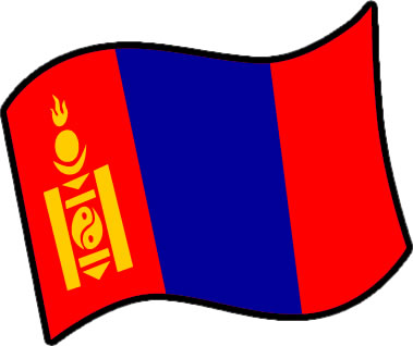 モンゴルの国旗のイラスト画像3