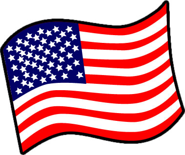 アメリカ合衆国の国旗のイラスト画像3