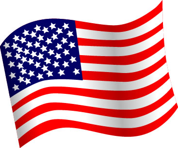 アメリカ合衆国の国旗のイラスト画像5