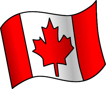 カナダの国旗のイラスト画像1