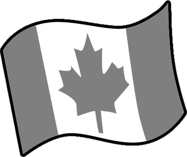カナダの国旗のイラスト画像4
