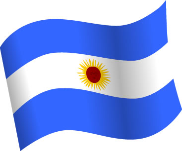 アルゼンチンの国旗のイラスト画像5