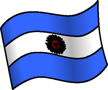 アルゼンチンの国旗のイラスト画像6